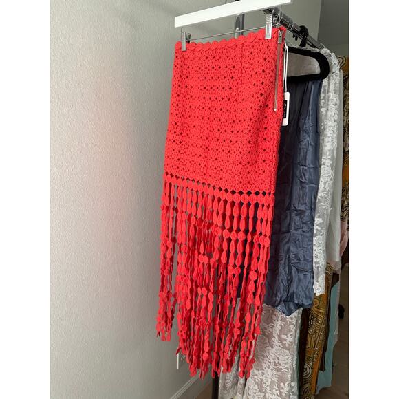 SAYLOR Elie Dress in Poppy - Picture 6 of 13